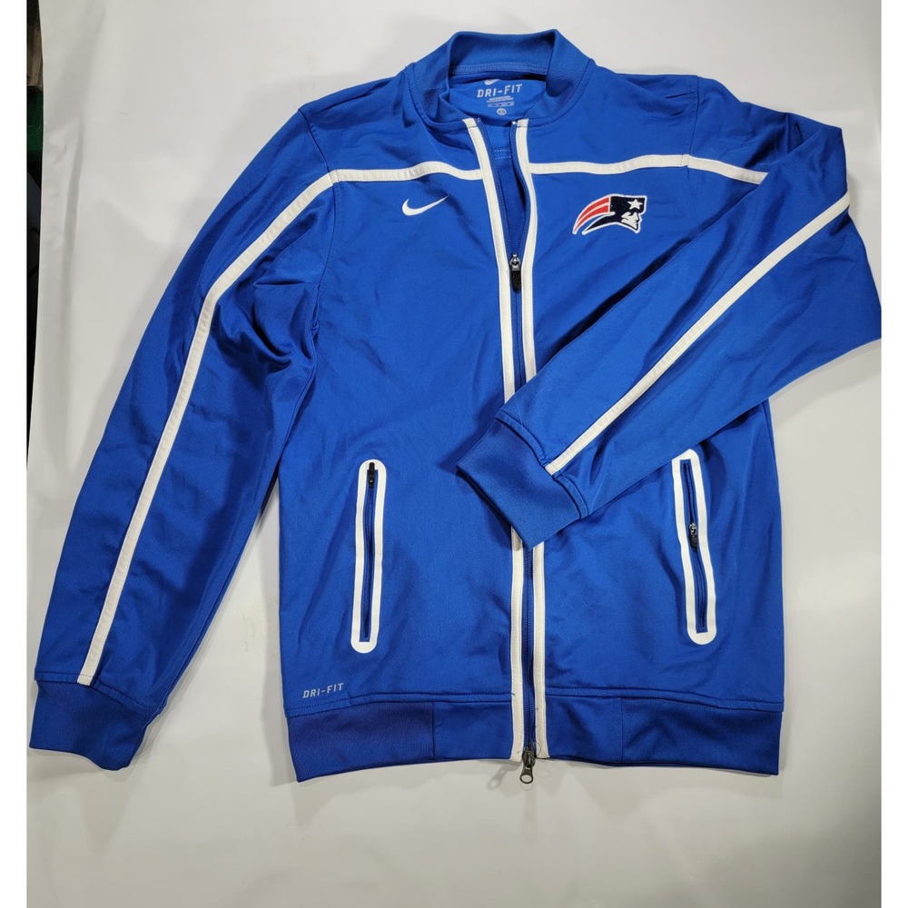 Patriots Nike Blue Dri-Fit Jacket Men's Size XS